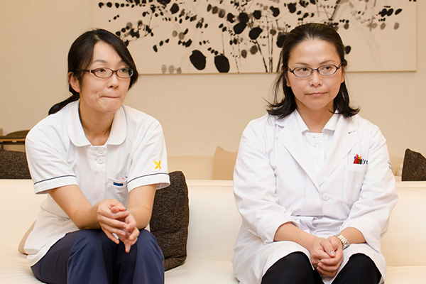 平石 佳子 技師・有本 ゆり 技師